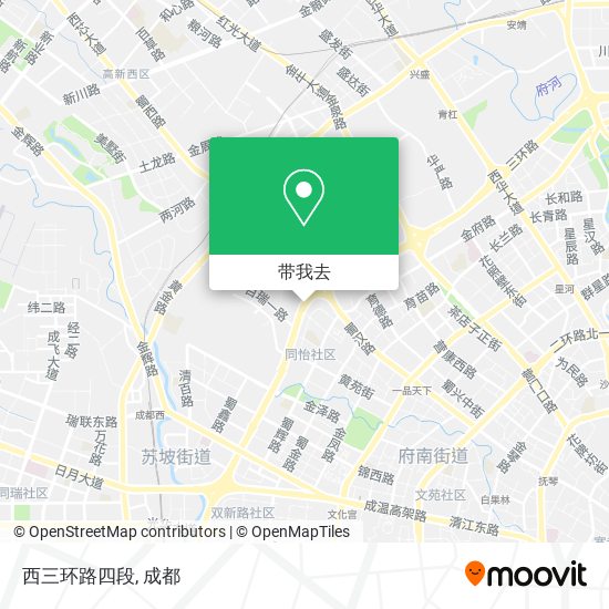 西三环路四段地图