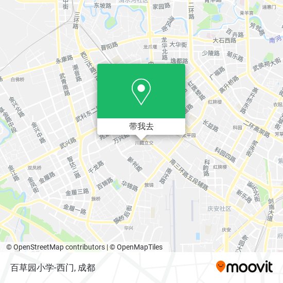 百草园小学-西门地图