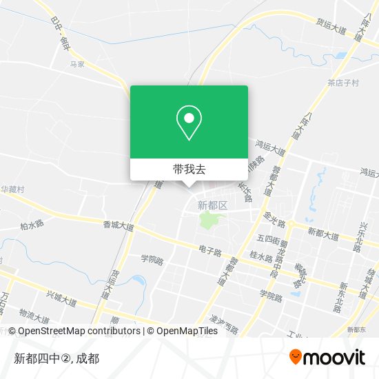 新都四中②地图