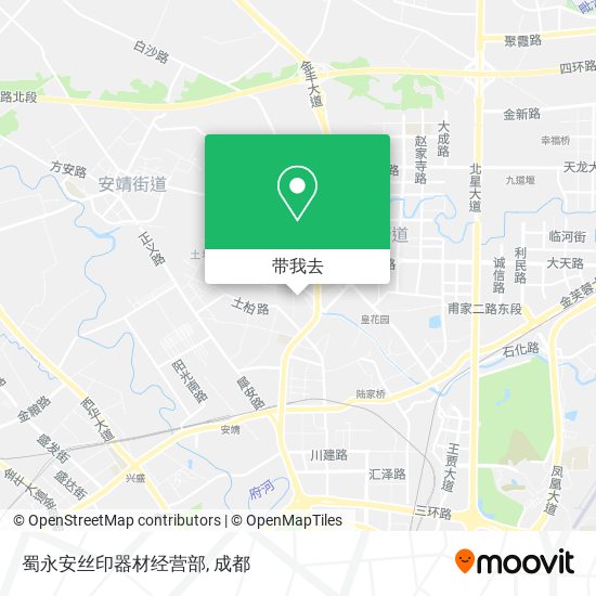 蜀永安丝印器材经营部地图
