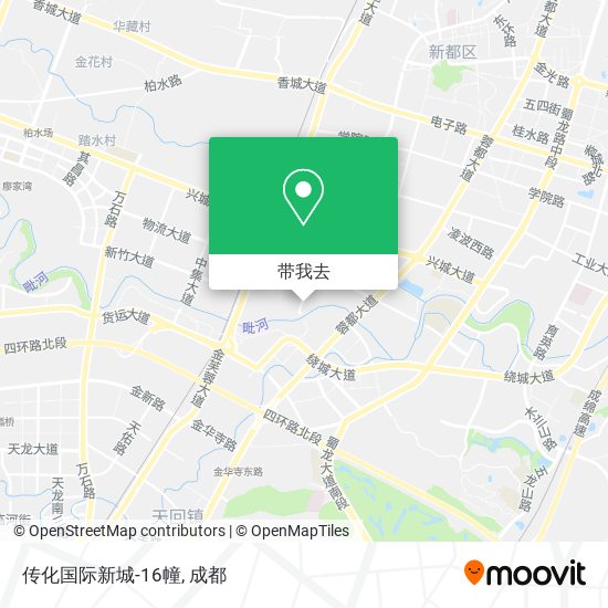传化国际新城-16幢地图