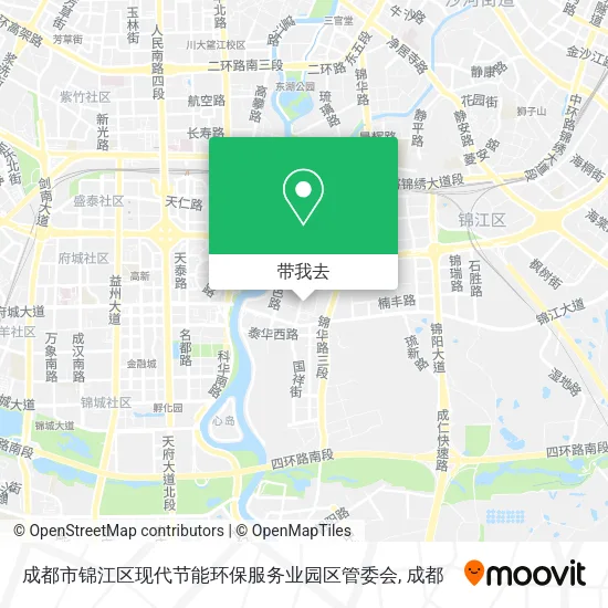成都市锦江区现代节能环保服务业园区管委会地图