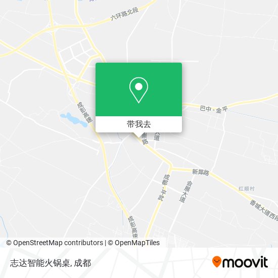 志达智能火锅桌地图