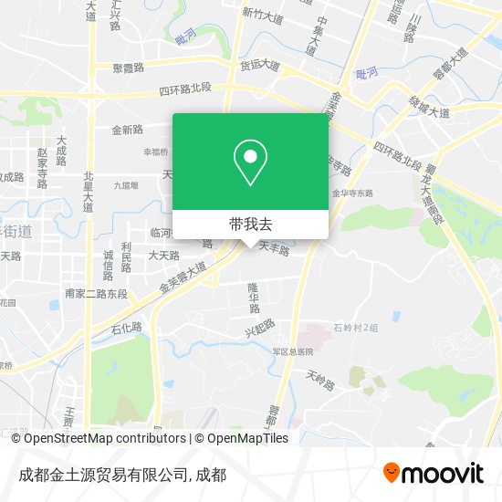 成都金土源贸易有限公司地图