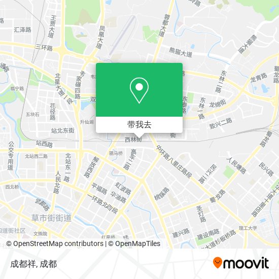 成都祥地图