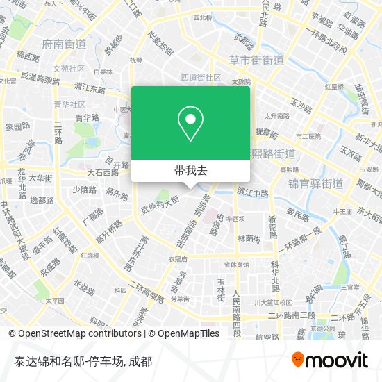 泰达锦和名邸-停车场地图