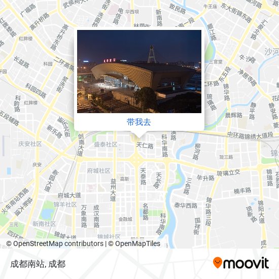 成都南站地图