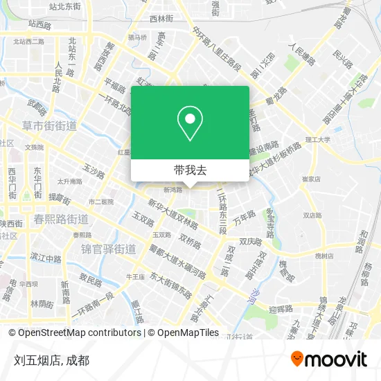 刘五烟店地图