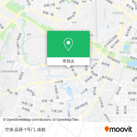 空港·晶座-1号门地图