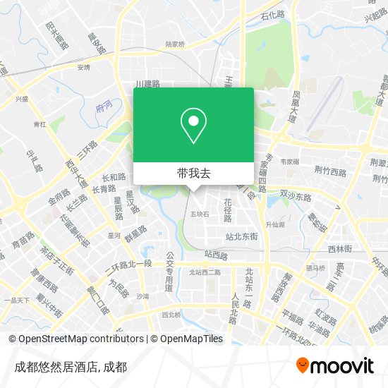 成都悠然居酒店地图