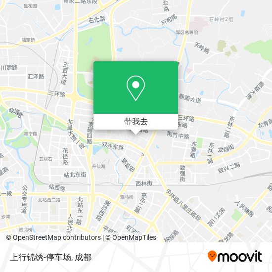 上行锦绣-停车场地图