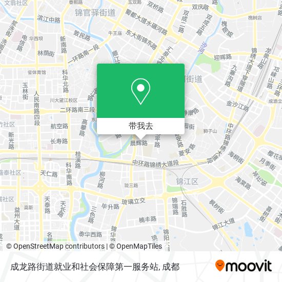 成龙路街道就业和社会保障第一服务站地图