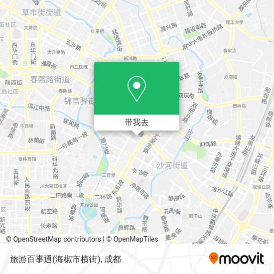 旅游百事通(海椒市横街)地图