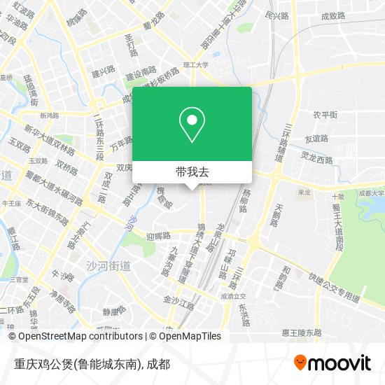 重庆鸡公煲(鲁能城东南)地图