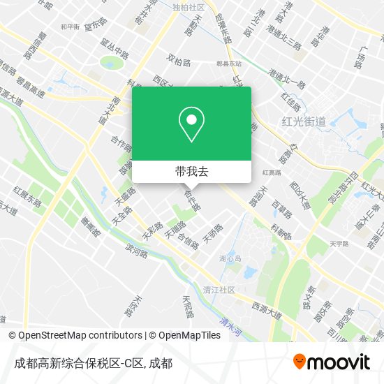 成都高新综合保税区-C区地图