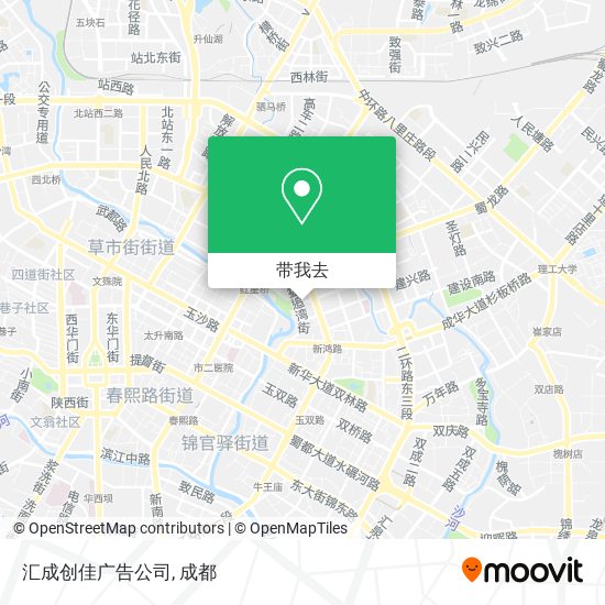 汇成创佳广告公司地图