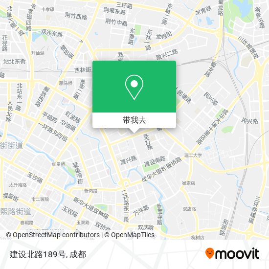 建设北路189号地图