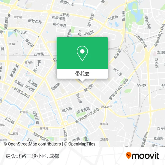 建设北路三段小区地图