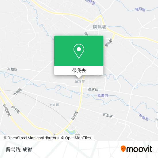 留驾路地图