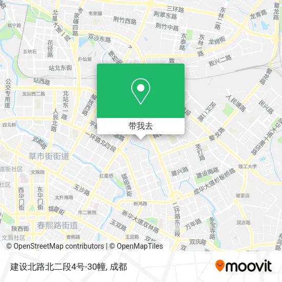 建设北路北二段4号-30幢地图