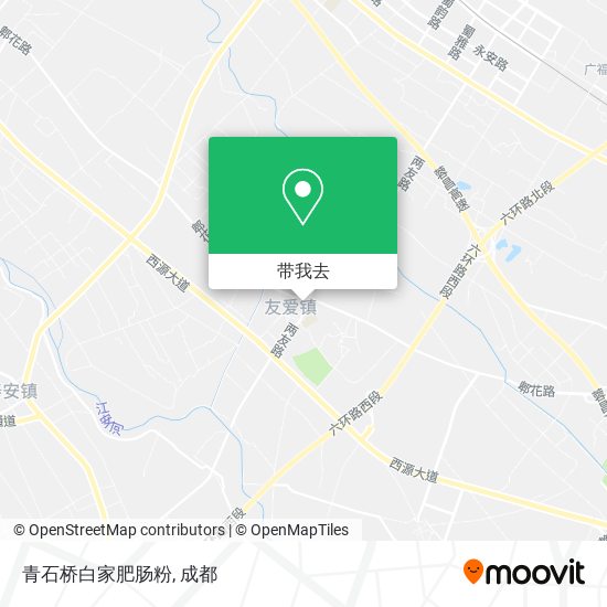 青石桥白家肥肠粉地图