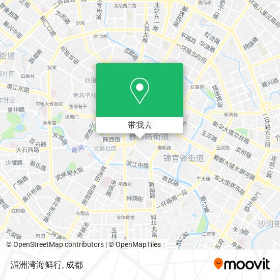 湄洲湾海鲜行地图