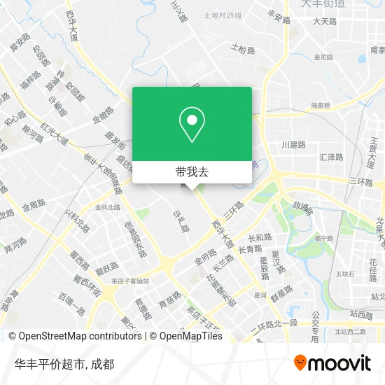 华丰平价超市地图
