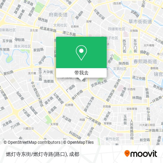 燃灯寺东街/燃灯寺路(路口)地图