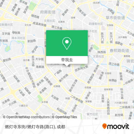 燃灯寺东街/燃灯寺路(路口)地图