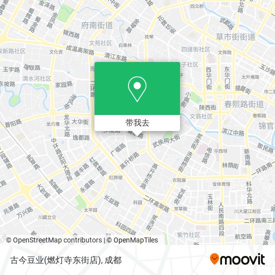 古今豆业(燃灯寺东街店)地图
