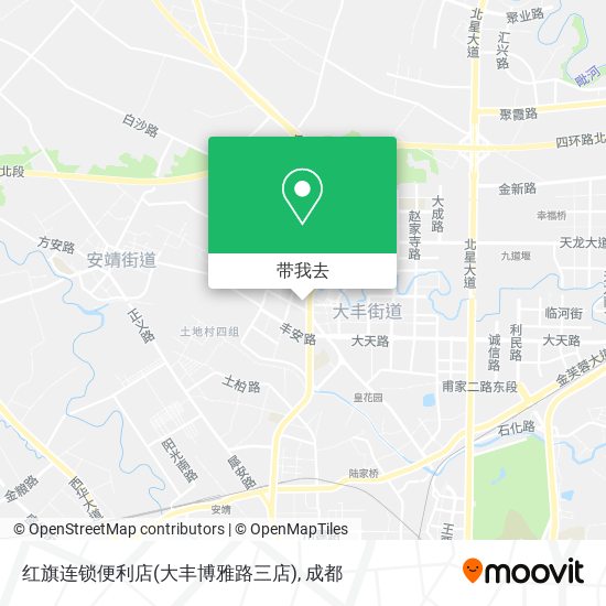 红旗连锁便利店(大丰博雅路三店)地图