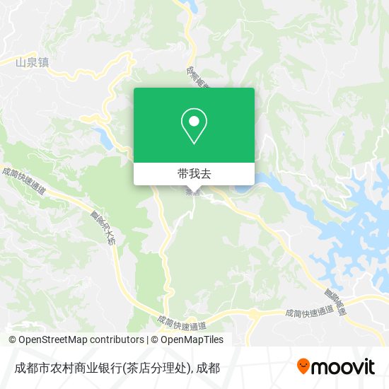 成都市农村商业银行(茶店分理处)地图