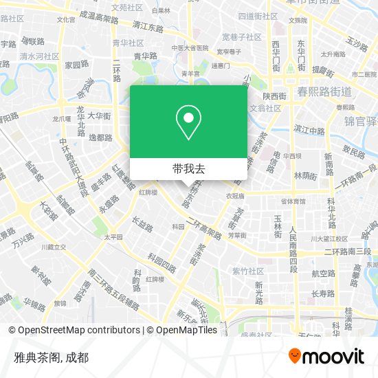 雅典茶阁地图