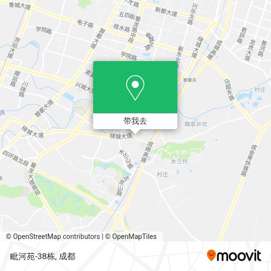 毗河苑-38栋地图