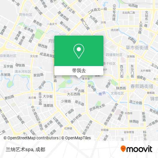 兰纳艺术spa地图