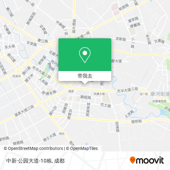 中新·公园大道-10栋地图