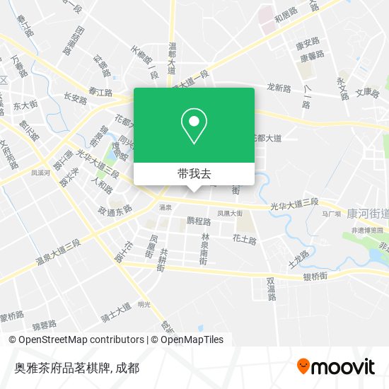 奥雅茶府品茗棋牌地图