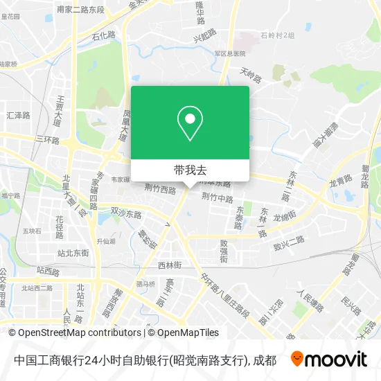 中国工商银行24小时自助银行(昭觉南路支行)地图