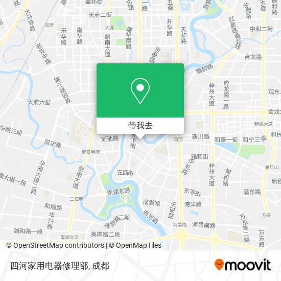 四河家用电器修理部地图