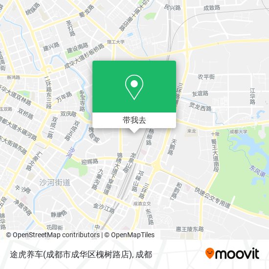 途虎养车(成都市成华区槐树路店)地图
