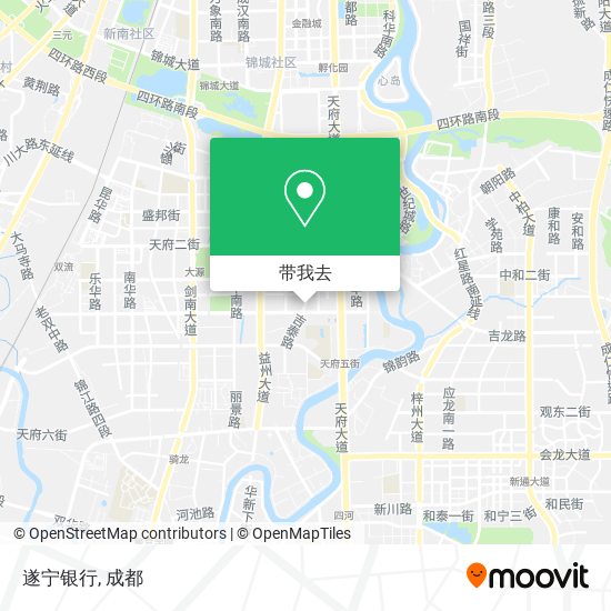 遂宁银行地图