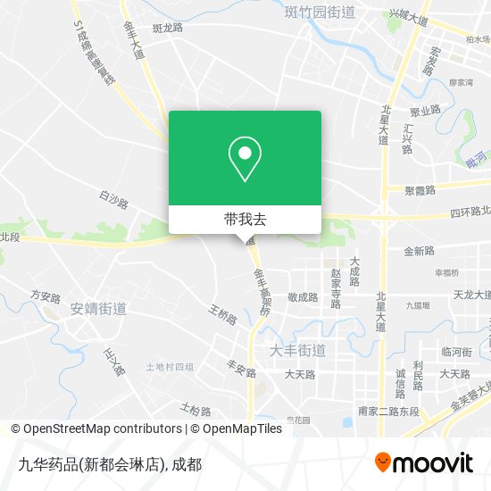 九华药品(新都会琳店)地图