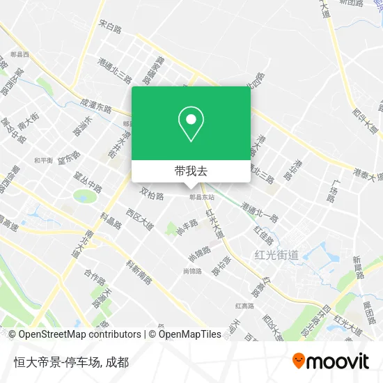 恒大帝景-停车场地图