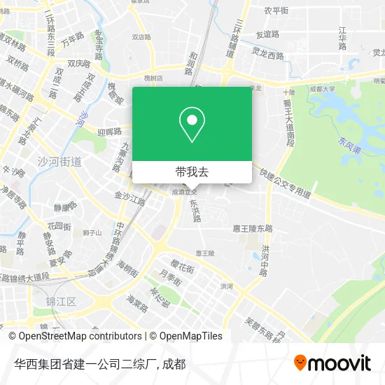 华西集团省建一公司二综厂地图
