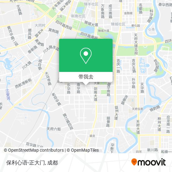 保利心语-正大门地图