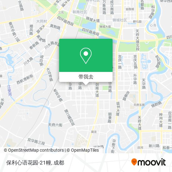 保利心语花园-21幢地图
