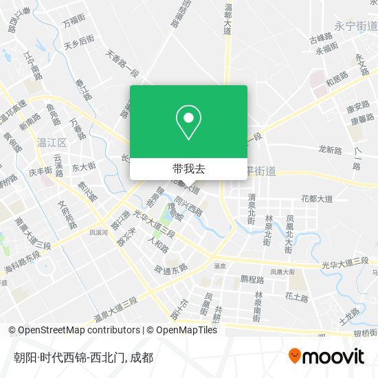朝阳·时代西锦-西北门地图