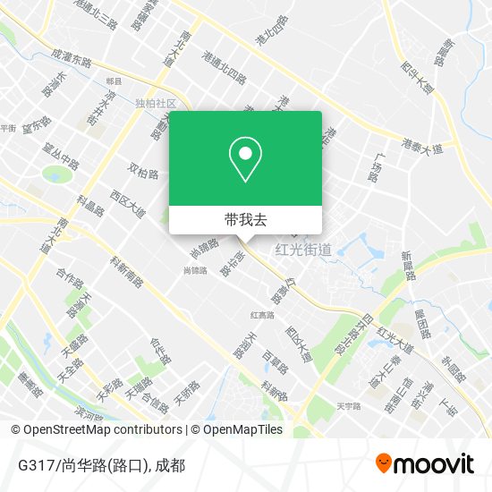 G317/尚华路(路口)地图