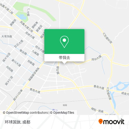 环球国旅地图