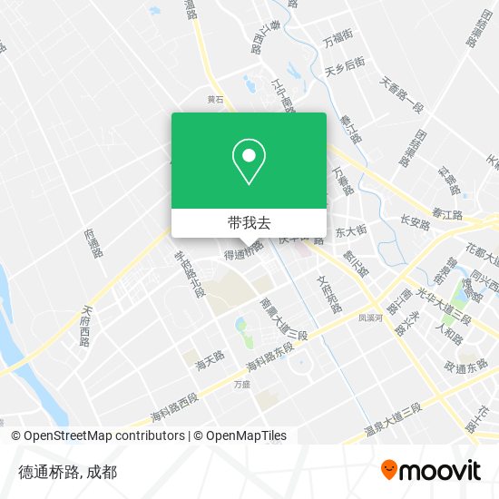 德通桥路地图